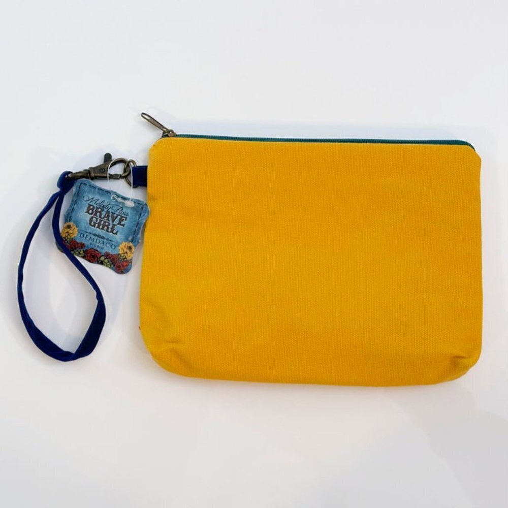Harvest Blossoms Embroidered Wristlet - Picture 3 of 4